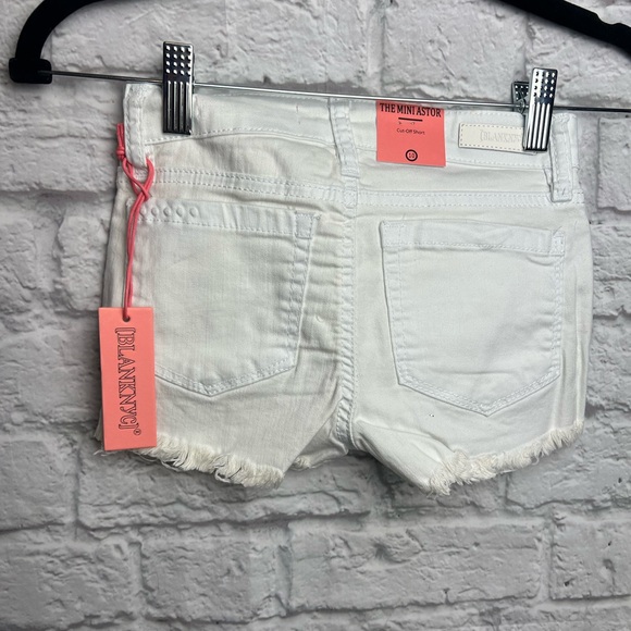 NWT BLANK NYC MINI ASTOR SHORT GIRLS SIZE 10 - Picture 5 of 6